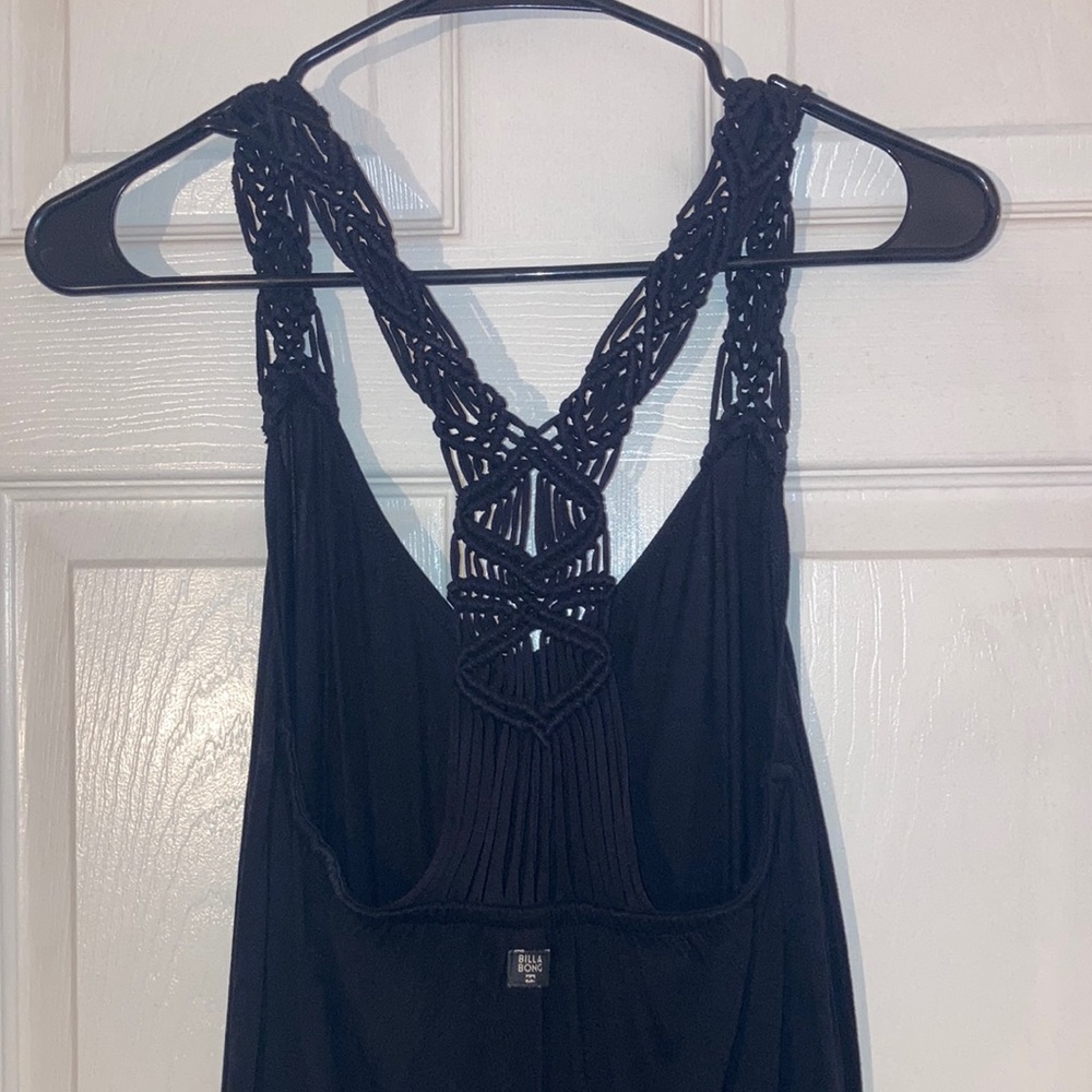 Black billabong boho dress